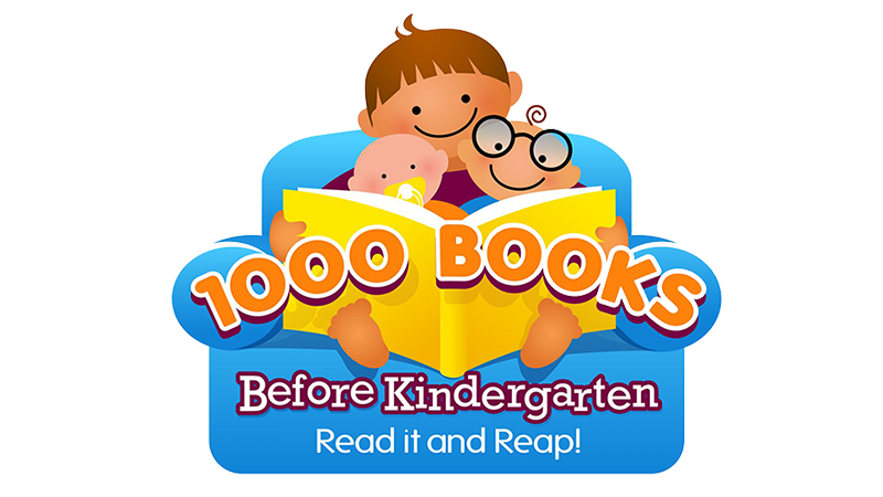 1,000 Books Before Kindergarten Logo