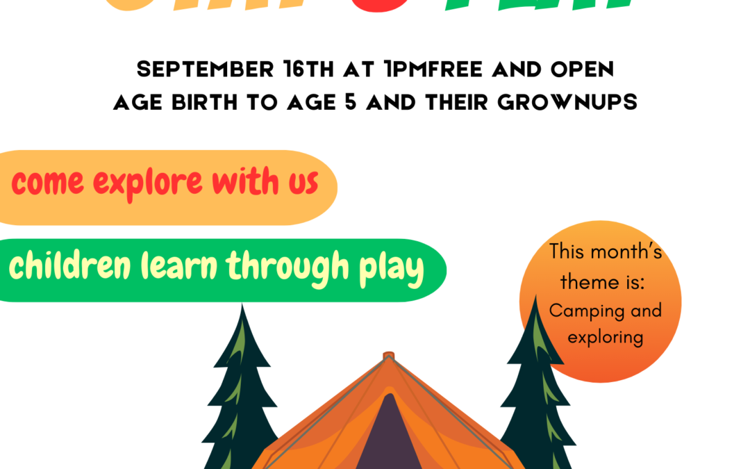 September Stay & Play for littles and their grownups